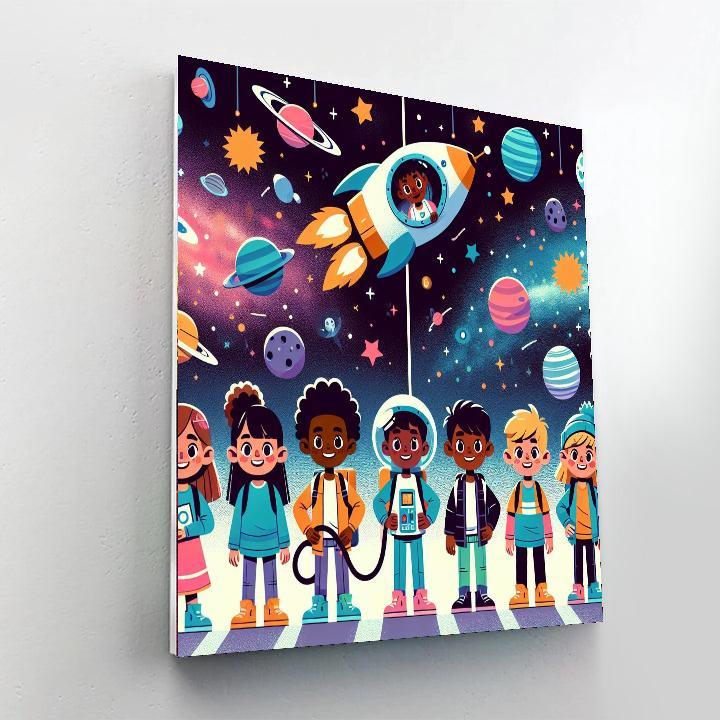Galactic Explorer's Club Painting By Numbers Kit
