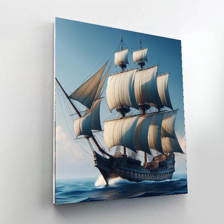 Vintage Seafaring Adventure Numbered Painting Kits