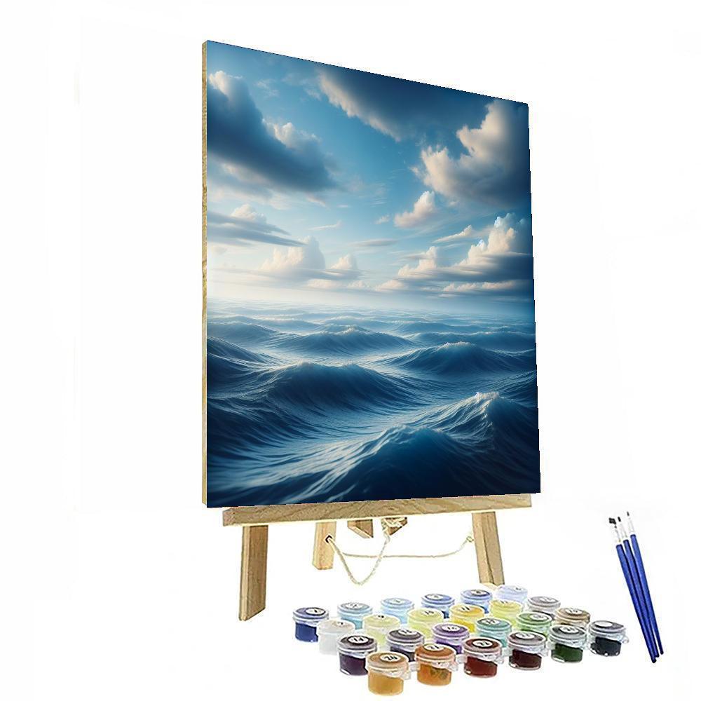 Sapphire Ocean Serenity Paint By Numbers Kits