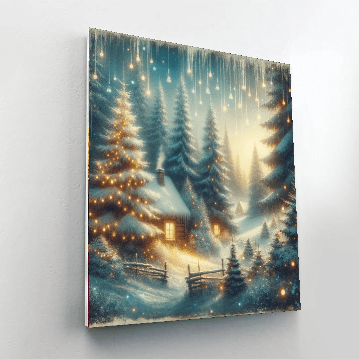 Christmas Wonderland Delight Painting Number Kit