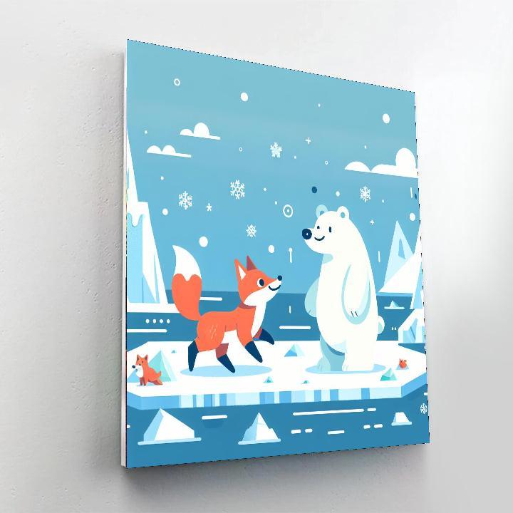 Artic Fox Adventure Paint By Numbers