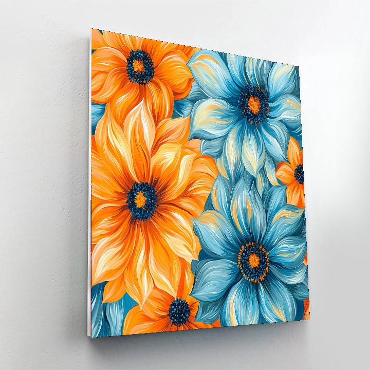 Frida Kahlo Inspired Vibrant Metamorphosis  Painting Number Kit