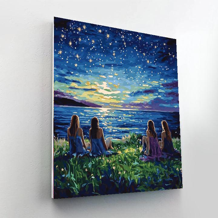Under The Bright Stars Paint By Numbers Kits