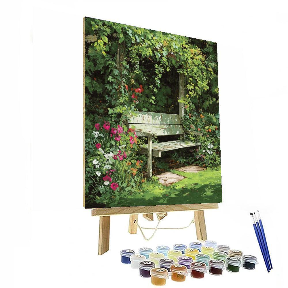 Quiet Garden Reverie Numbered Painting Kits