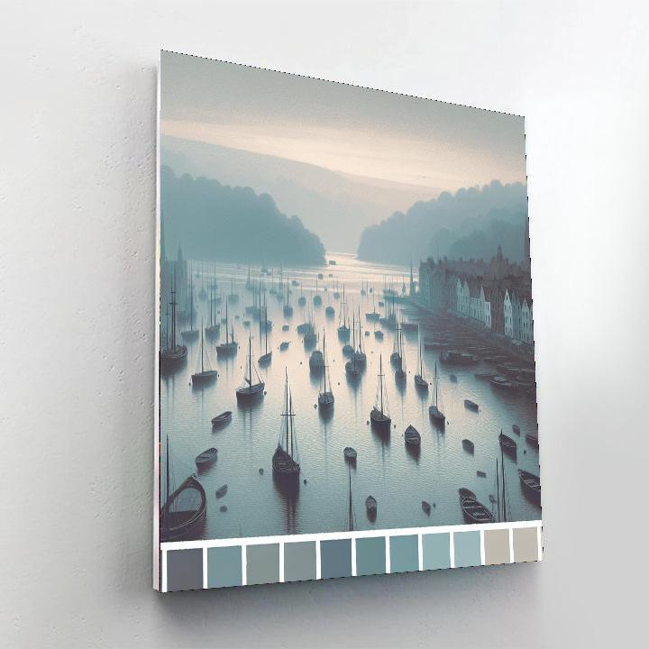 Mystical Harbor Dawn Paint By Numbers