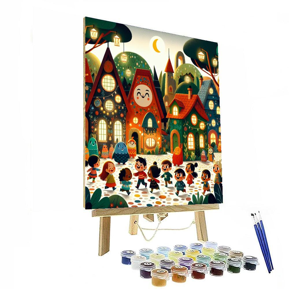 Enchanted Village Adventure Paint By Number