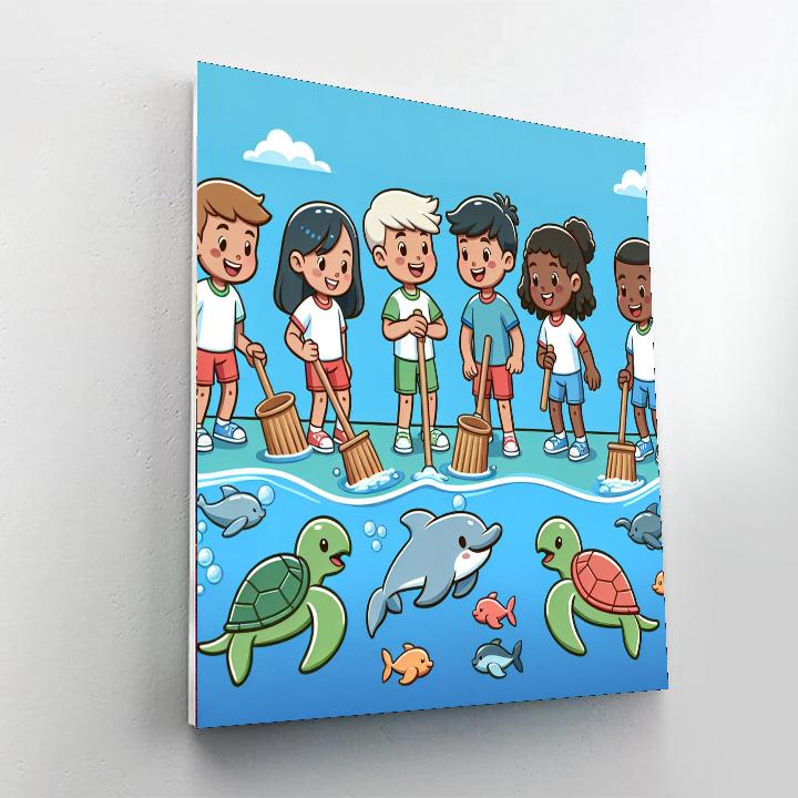 Ocean Rescue Squad Paint By Color