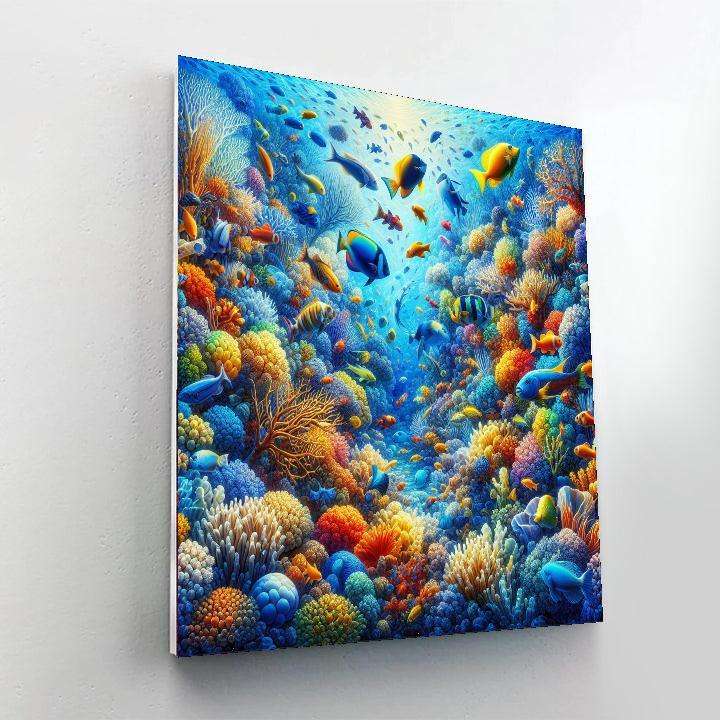 Joyful Underwater Paradise Paint By Number