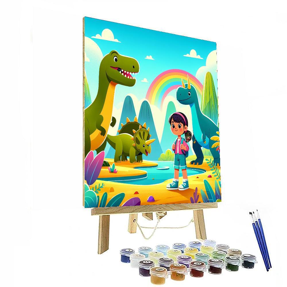Dinosaur World Discovery Paint By Number