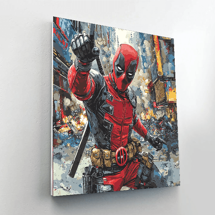 Ryan Reynolds: The Merc With A Heart Of Gold Painting Number Kit