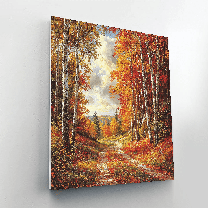 John Constable Inspired Glorious Autumn Forest  Paint By Numbers Kits