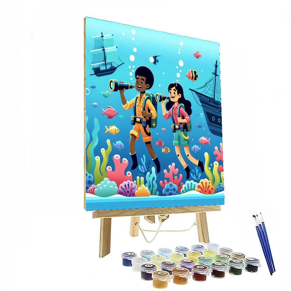 Aquatic Explorer Mission Numbered Painting Kits