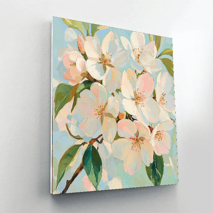 Monet Inspired Blossoming Spring  DIY Paint By Numbers