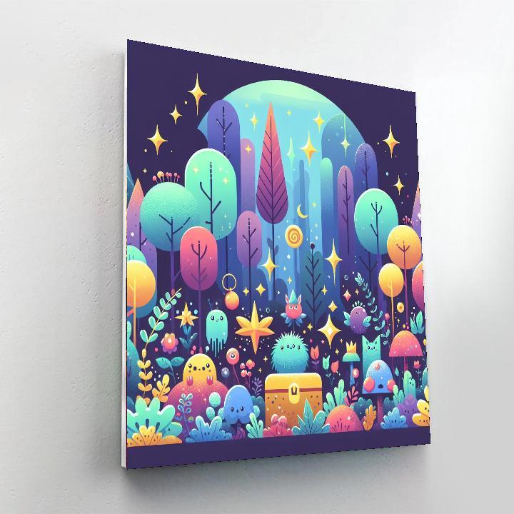 Fantasy Forest Quest Paint By Number