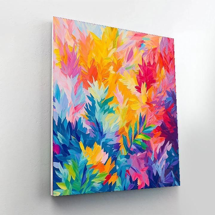 Paul Cézanne Inspired Abstract Garden  Painting By Numbers Kit