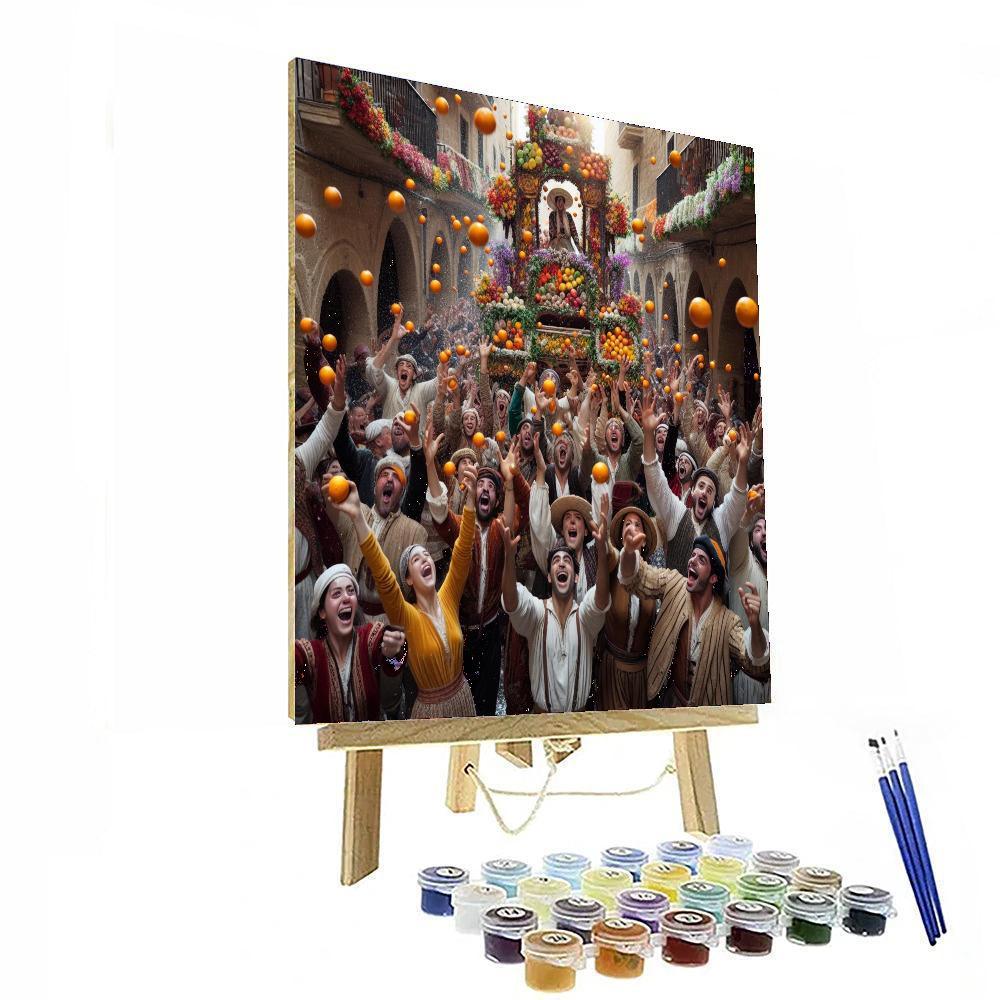Carnevale Di Ivrea Painting By Numbers Kit