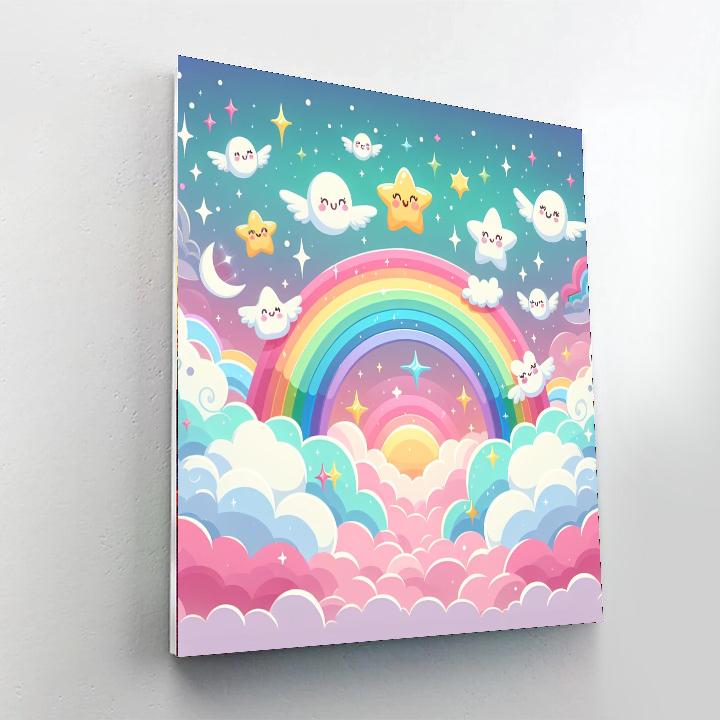 Magic In The Skies Number Painting