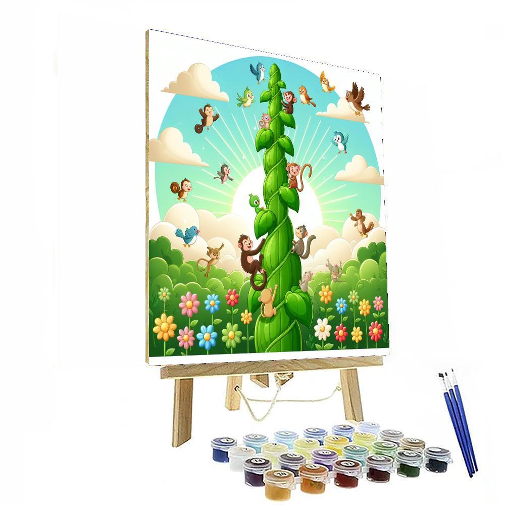 Friendly Giant Beanstalk Numbered Painting Kits