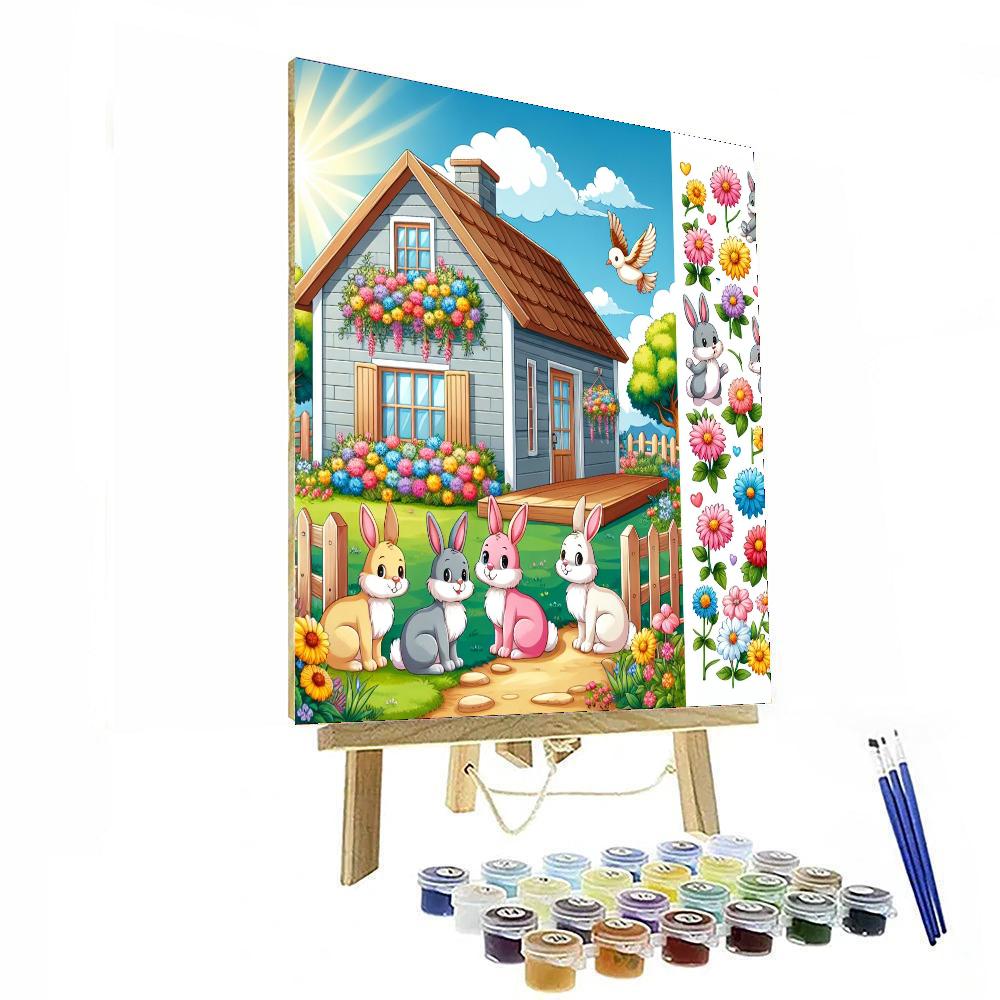 Cozy Cottage Hideaway Paint By Numbers Art