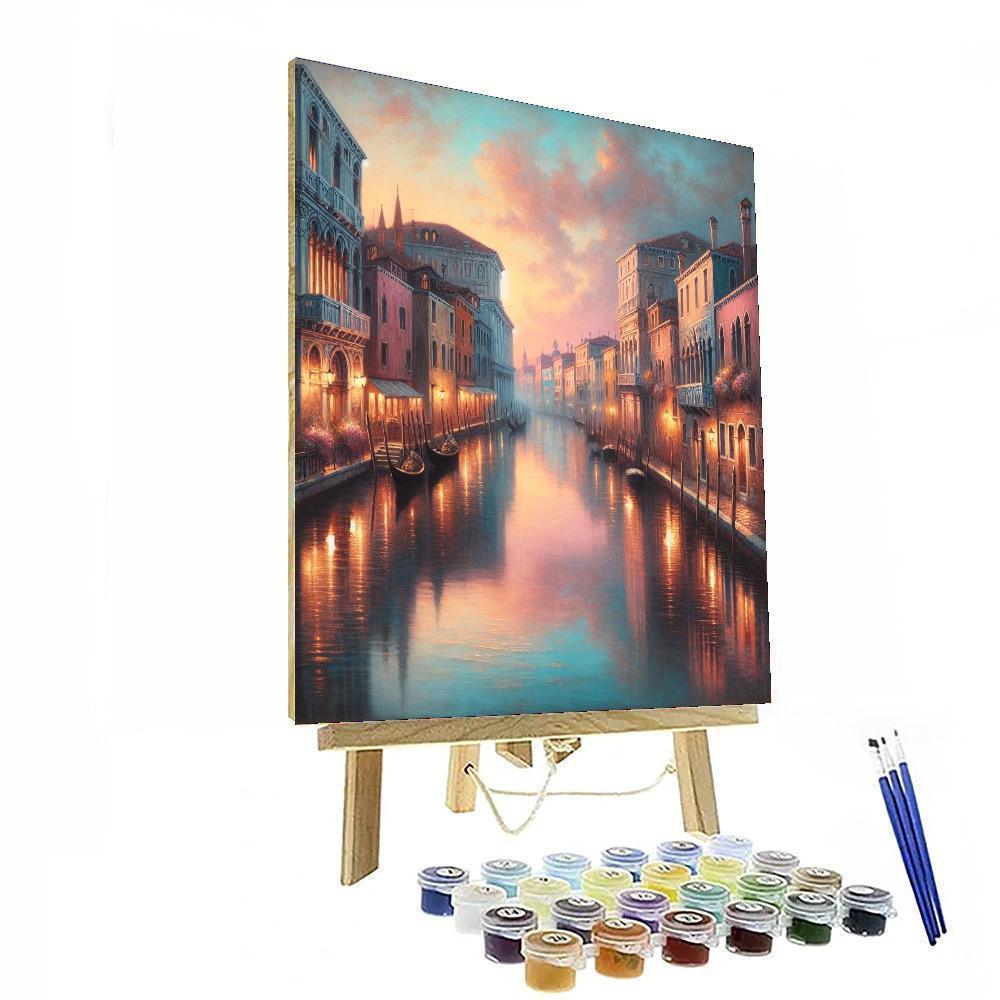 Romantic Venetian Sunset Paint By Numbers