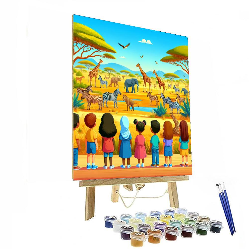 Adventure Safari Day Paint By Numbers