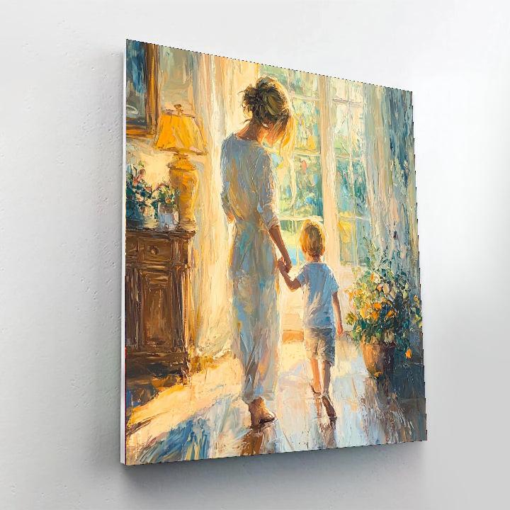 A Mother's Guiding Hand Paint By Numbers Kits