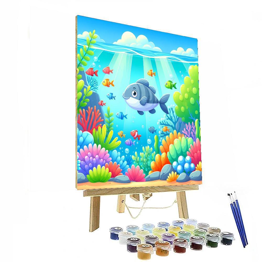 Bright Ocean Paradise Paint By Numbers Kits