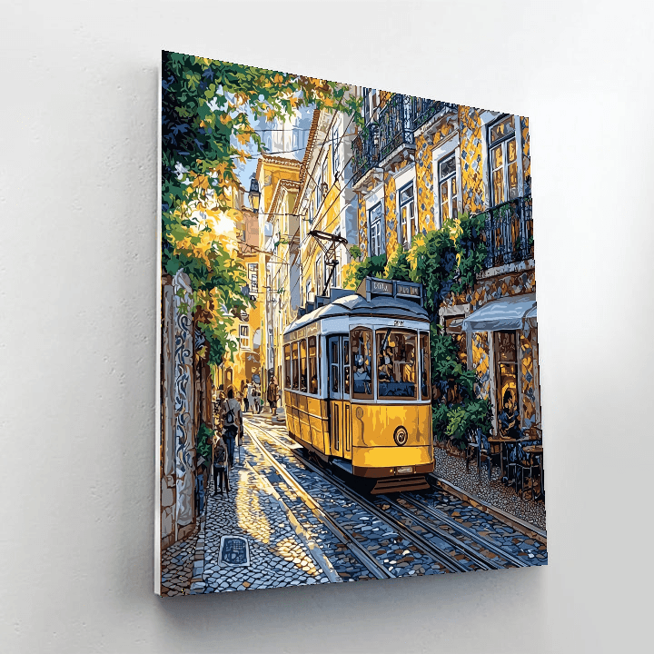 Lisbon's Tram 28 Paint By Numbers Kits