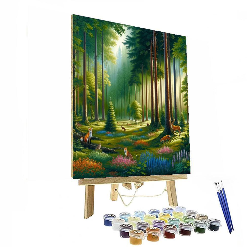 Secret Woodland Retreat Paint By Numbers Art