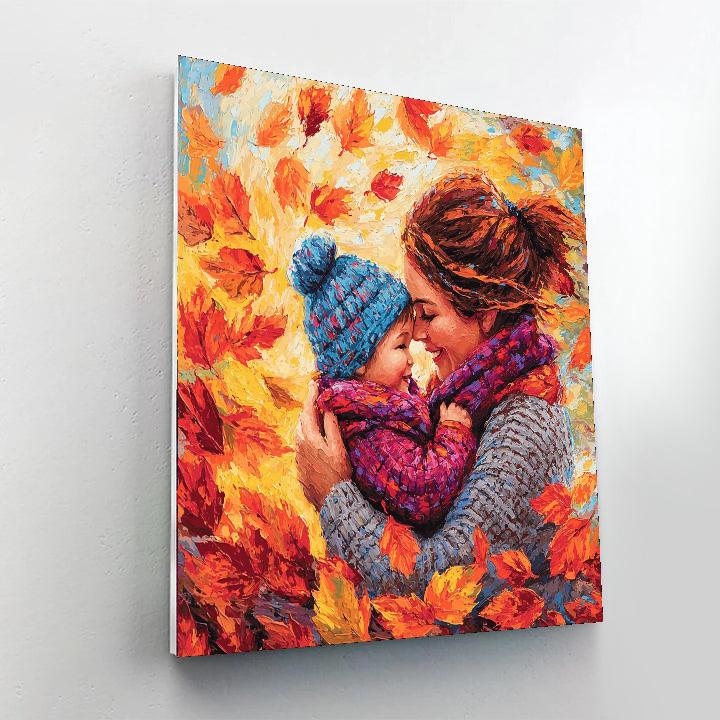 Embracing Autumn Paint By Color