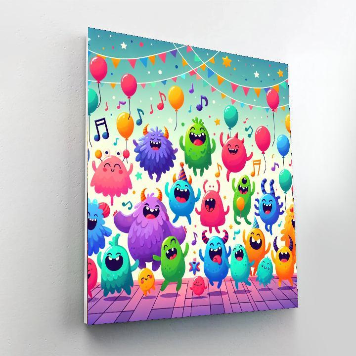 Kooky Monster Dance Party Paint By Numbers Kits
