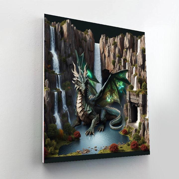Mythical Dragon Lair Numbered Painting Kits