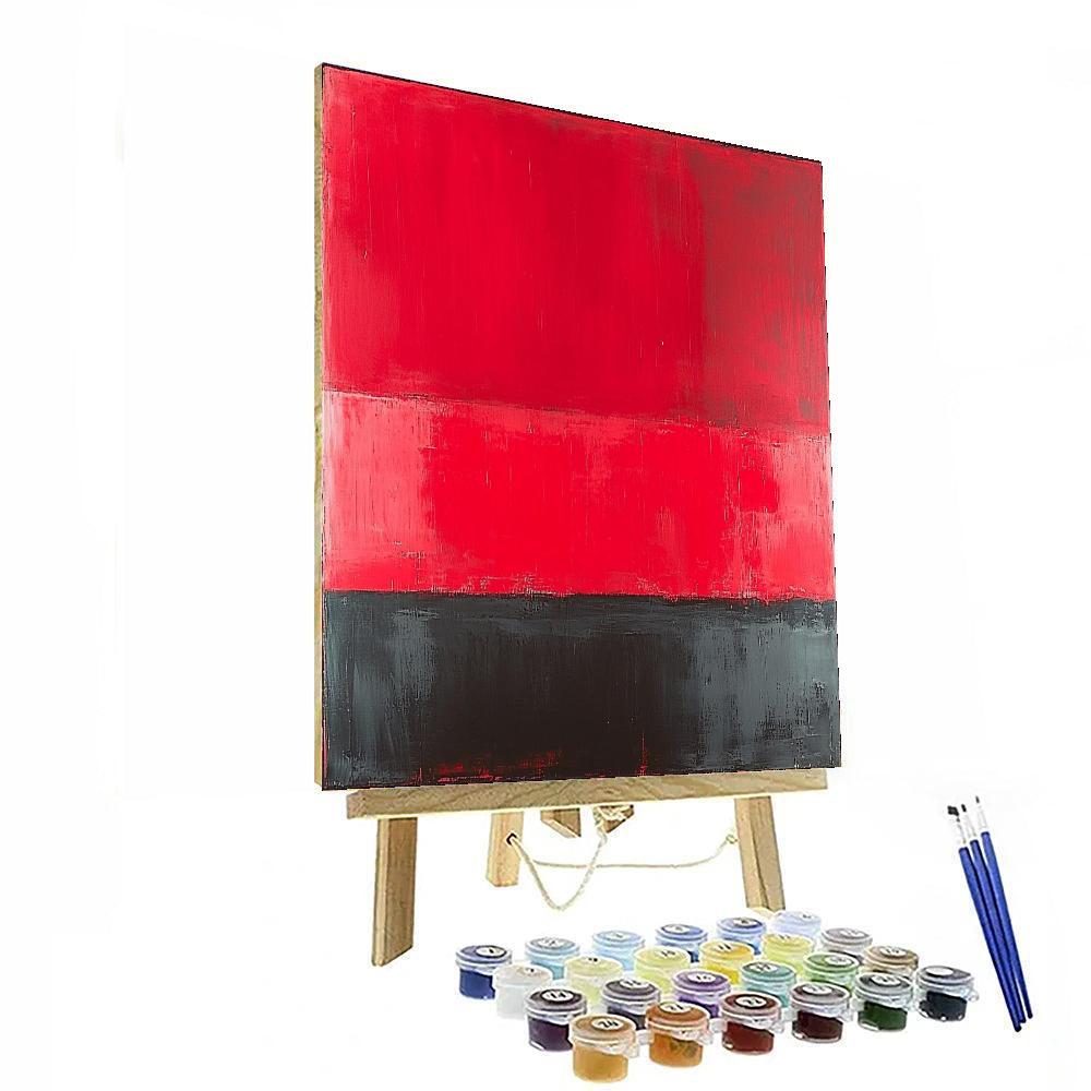Mark Rothko Inspired Temporal Echoes  Painting Number Kit