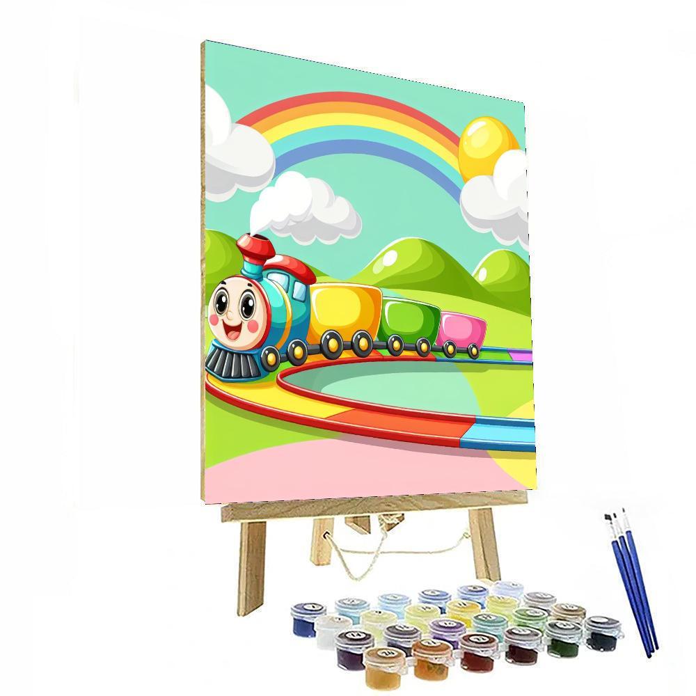 Adventure Train Painting Number Kit