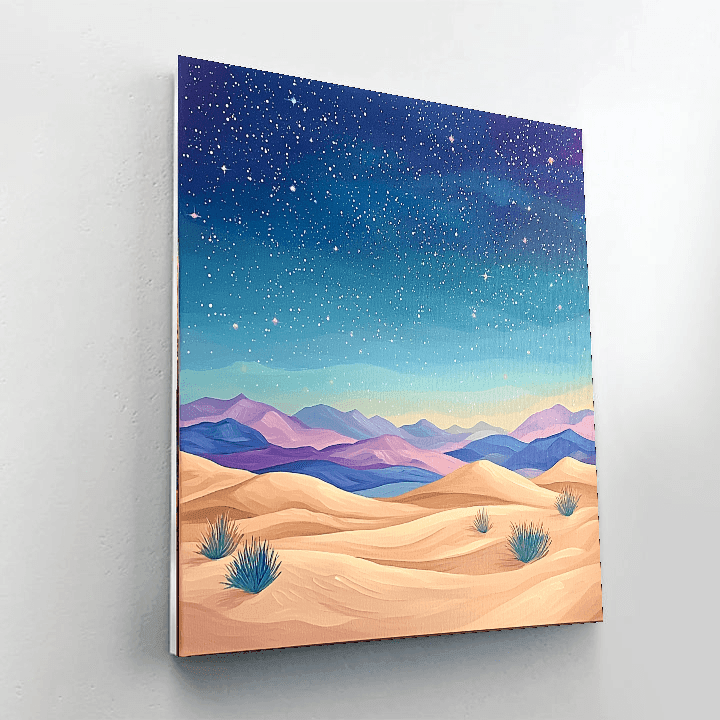 Georgia O'Keeffe Inspired Starry Desert  Paint By Numbers Kits