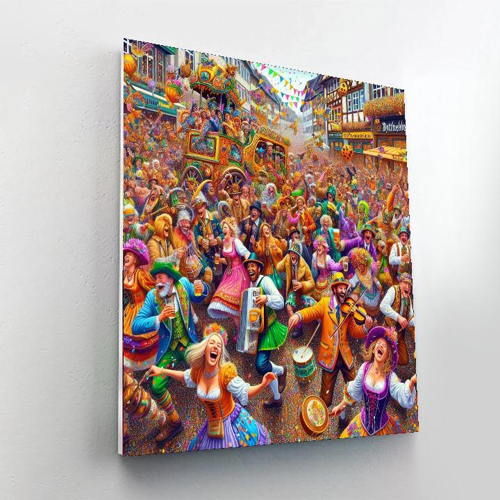 Fasching Number Painting