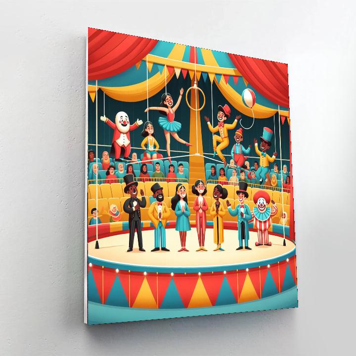 Circus Stars Performance Number Painting