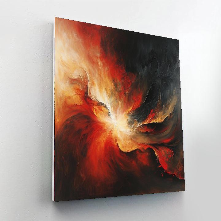 Caravaggio Inspired The Abstract Conflict  Paint By Color