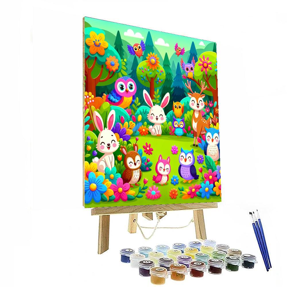Journey Through The Enchanted Forest Numbered Painting Kits
