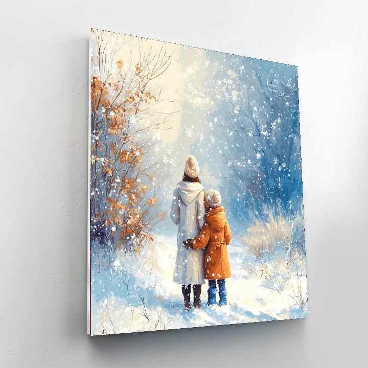 Silent Snowfall Paint By Numbers Kits