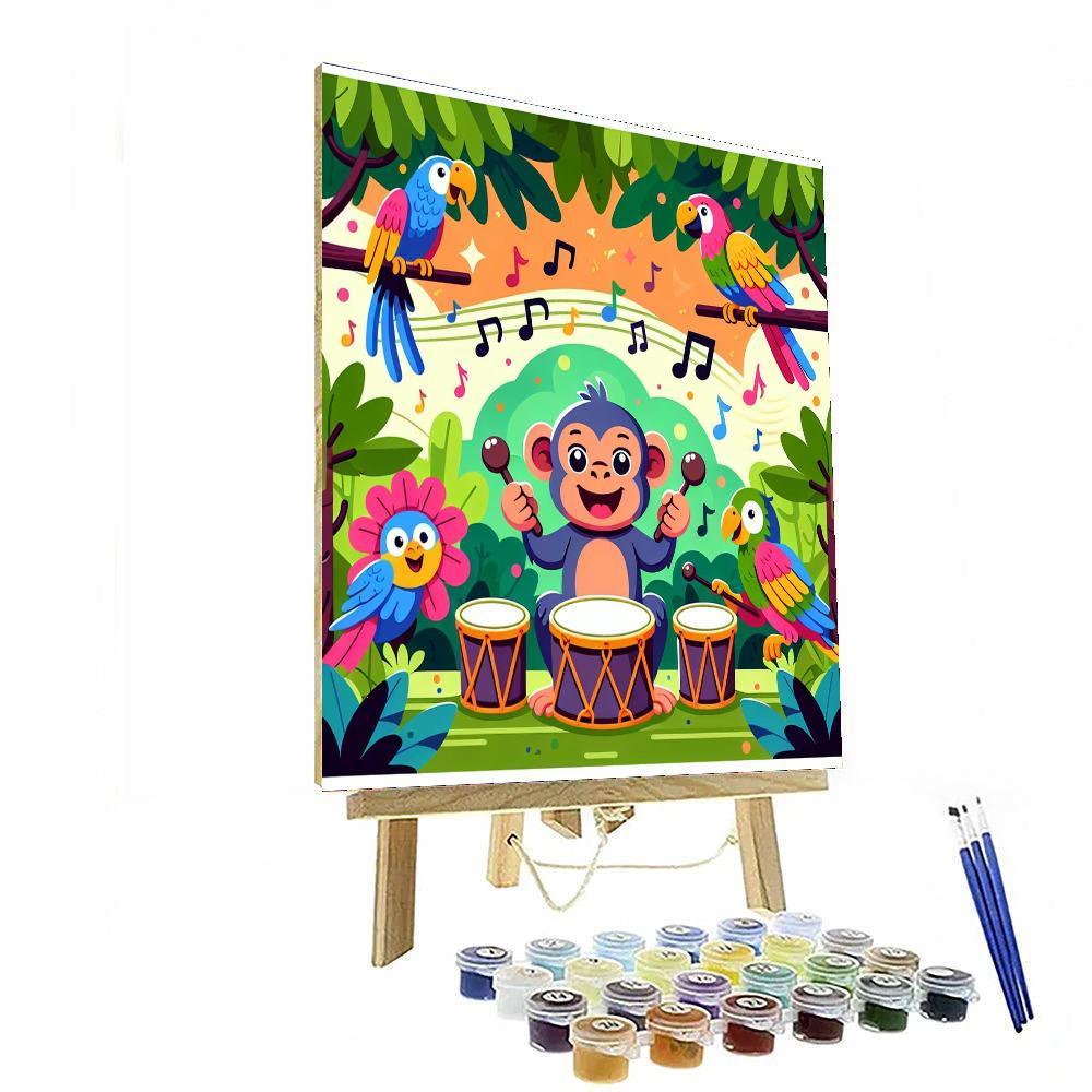 Jungle Rhythm Party Numbered Painting Kits