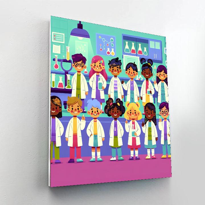 Super Science Academy Number Painting