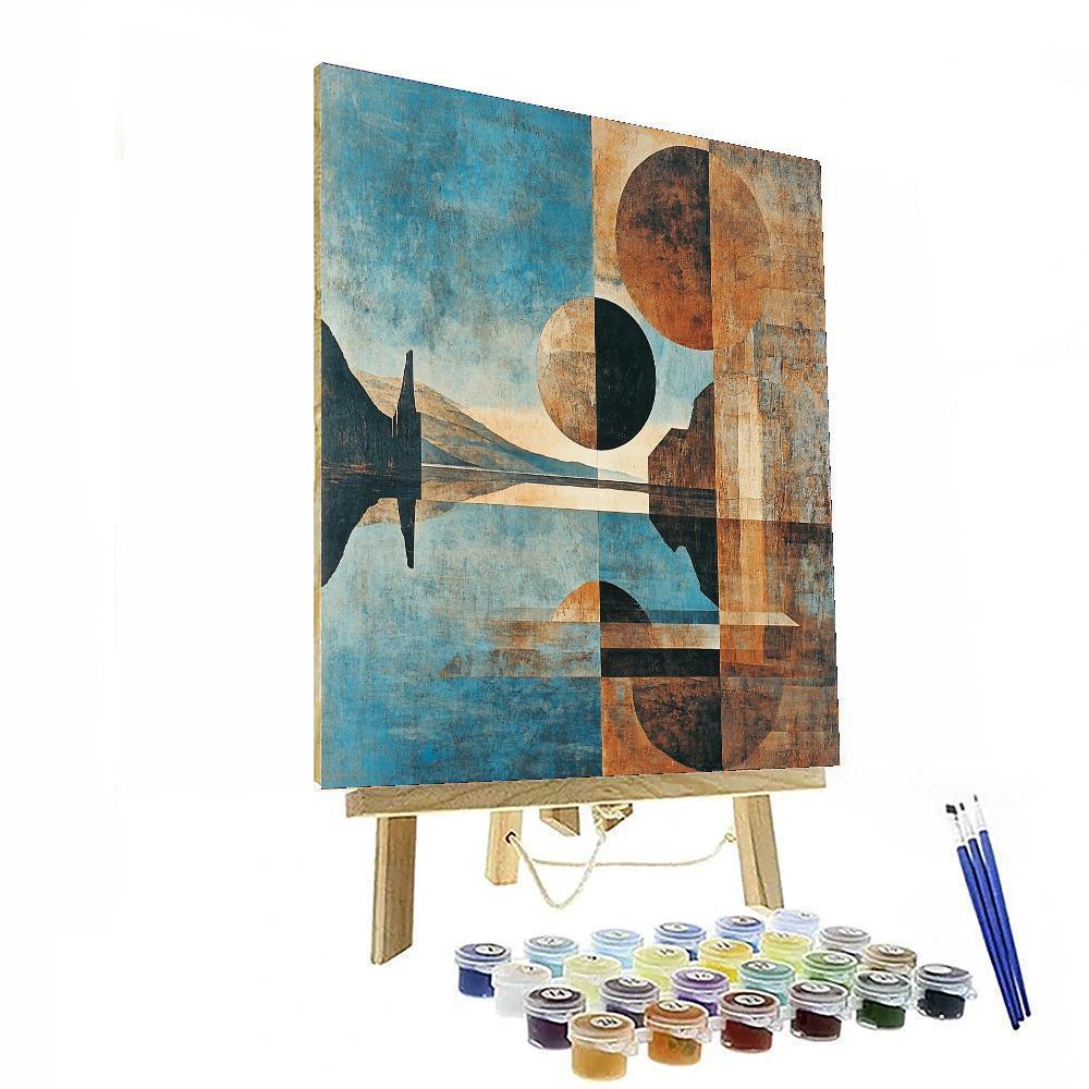 Max Ernst Inspired Serenity In Chaos  Paint By Numbers Kits