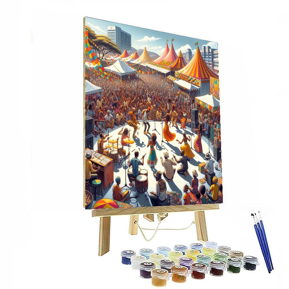 Harare International Festival Of The Arts Paint By Numbers Art