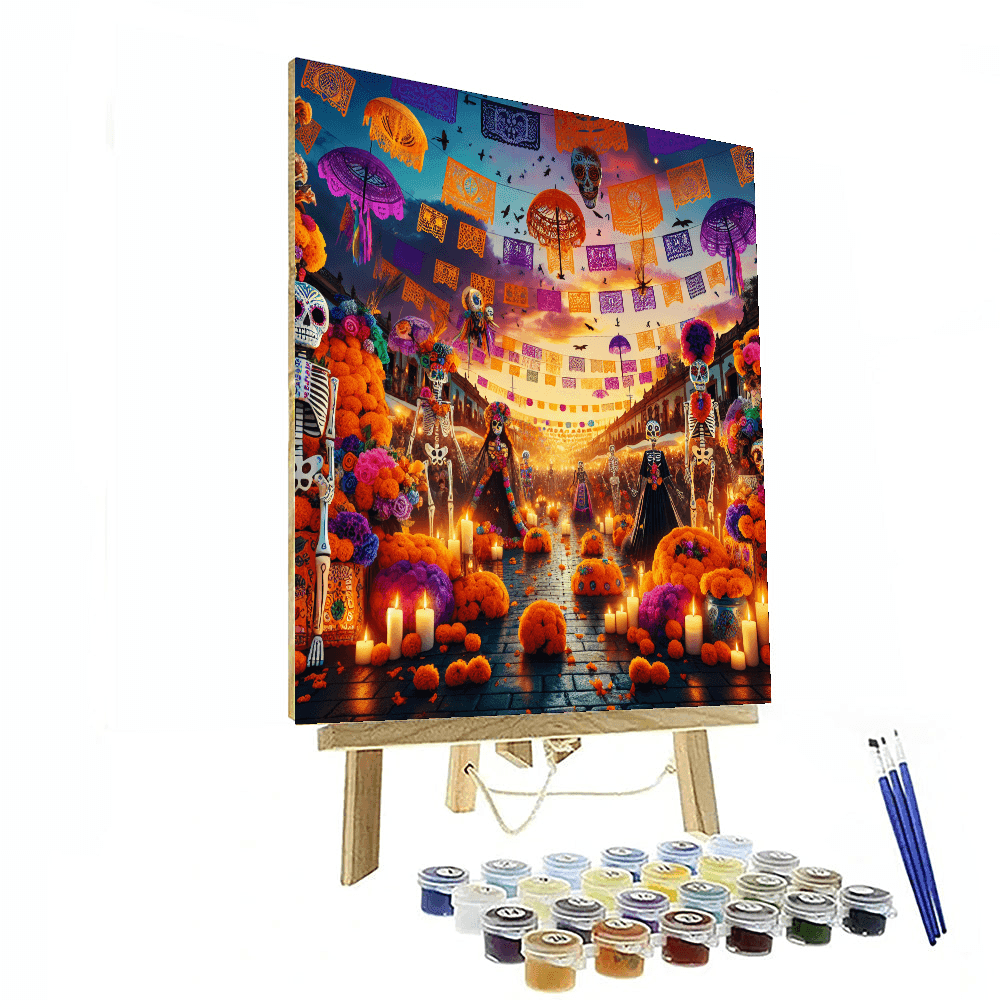 Day Of The Dead Festival - Oaxaca, Mexico Painting Number Kit