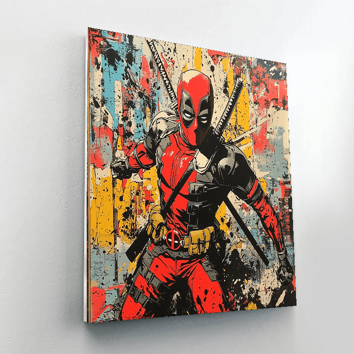 Ryan Reynolds: The Merc With A Mouth Unleashed Painting Number Kit