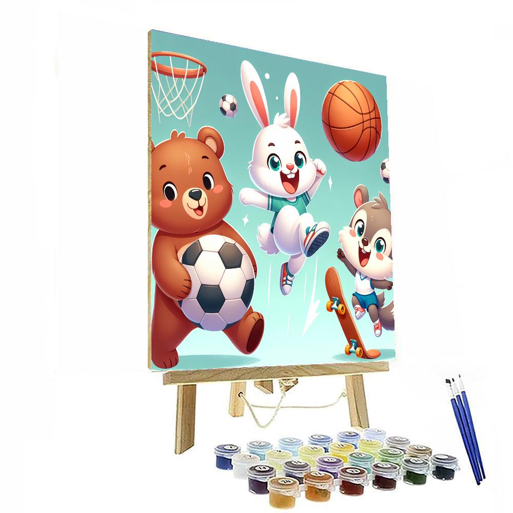 Fun Sports Adventure Paint By Number