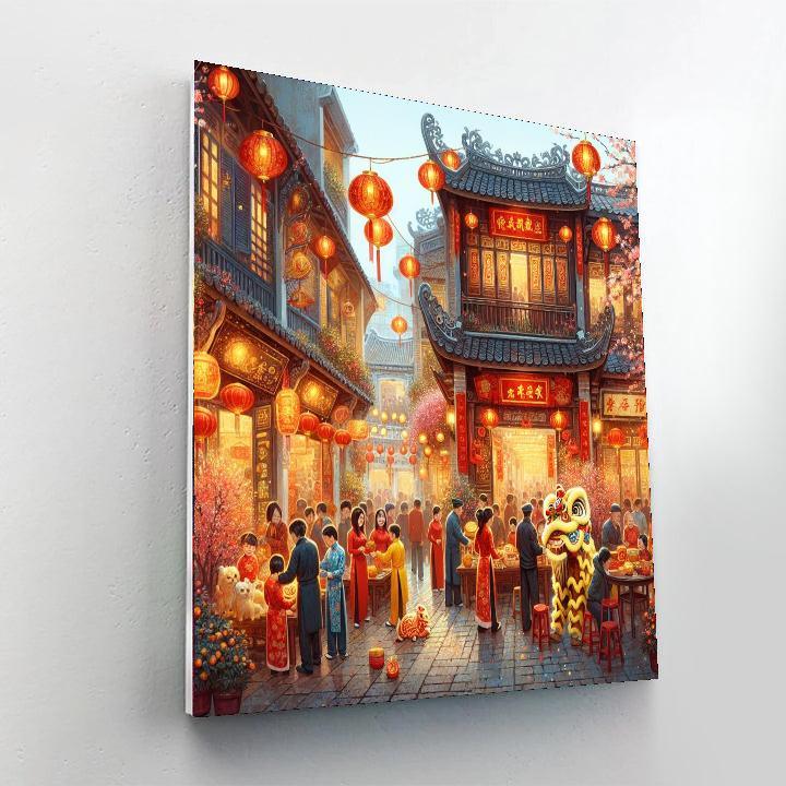 Tet Nguyen Dan (vietnamese New Year) - Vietnam Paint By Number