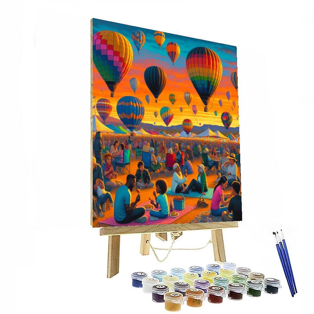 The Great Texas Balloon Race - United States DIY Paint By Numbers