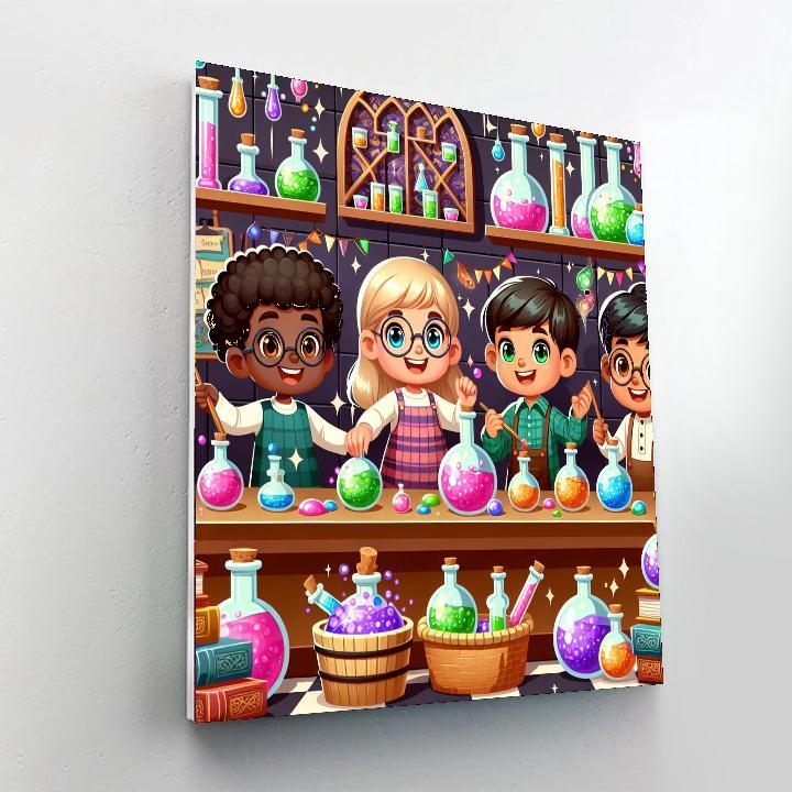 Magical Potion Party Paint By Numbers Art
